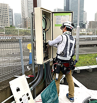 YMテックによるEV充電スタンドの設置